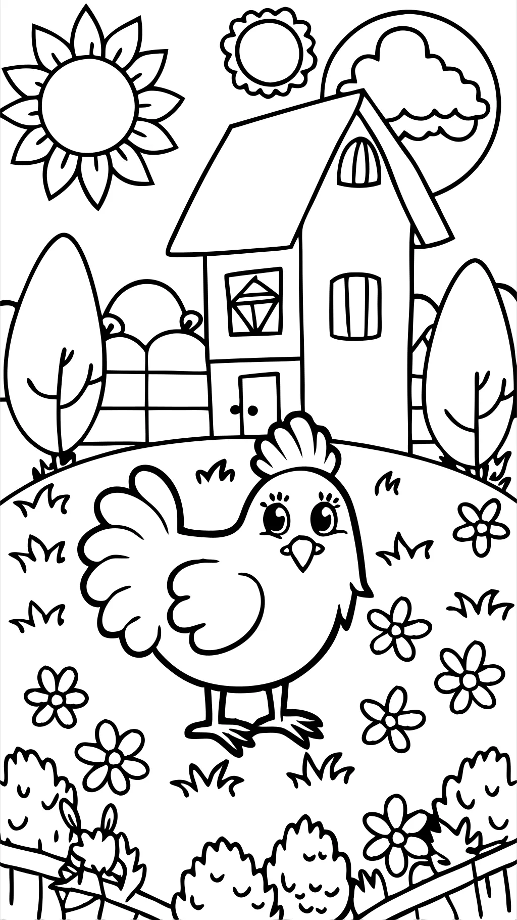 where’s chicky coloring pages